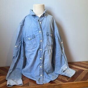 J.Crew women’s Jean shirt